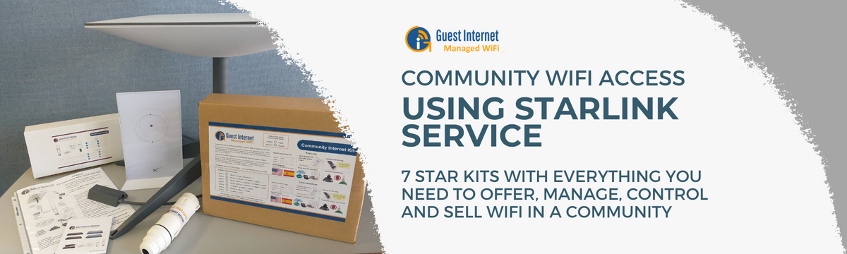 STAR Kits for community WiFi access using Starlink