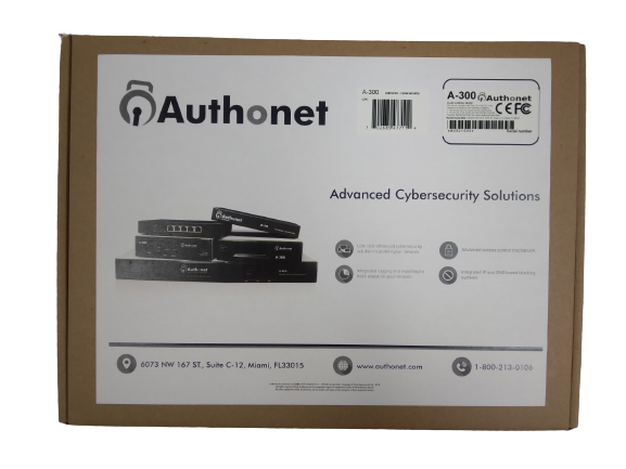 Authonet A300 Zero Trust Network Access (ZTNA) Cybersecurity Gateway Box