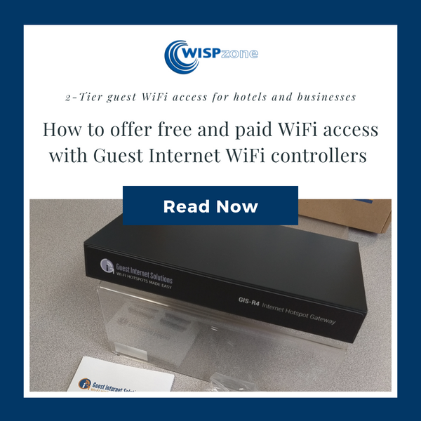 How to offer free and paid WiFi access with Guest Internet WiFi controllers - 2-Tier guest WiFi access for hotels and businesses