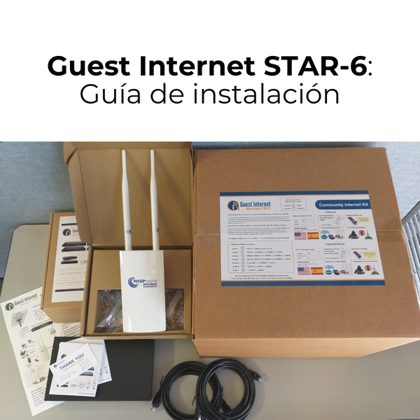 Guest Internet STAR-6: Guia de instalacion
