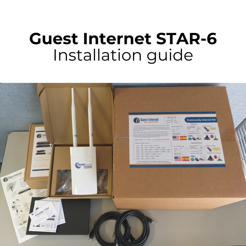 Guest Internet STAR-6 installation guide
