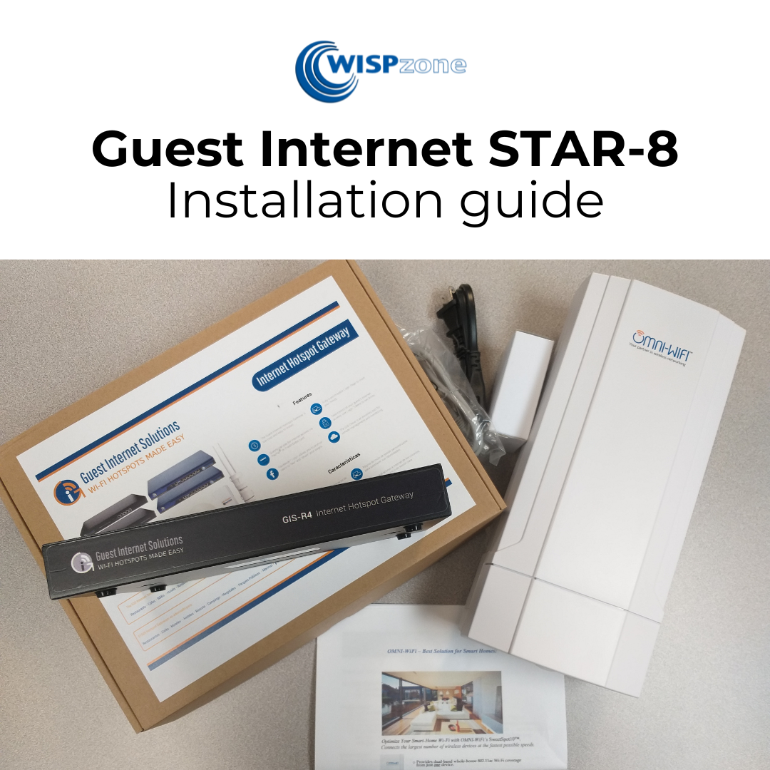 Internetpost Installation Guest Internet STAR-8 kit: Installation guide - How to provide an Inte