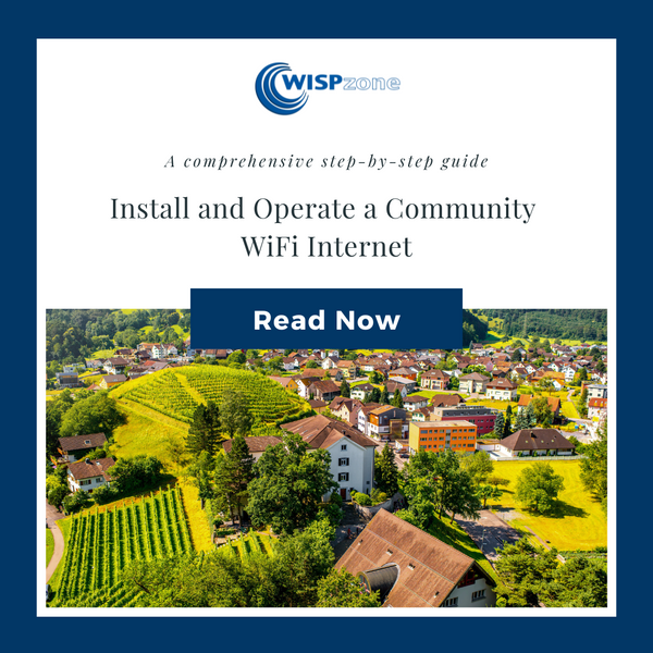 Install and operate a community WiFi Internet