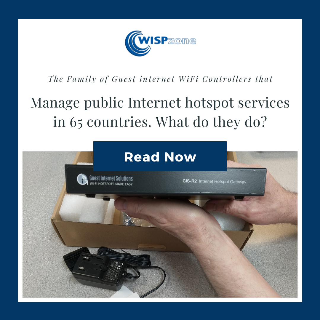 The family of Guest Internet WiFi controllers that manage public Inter