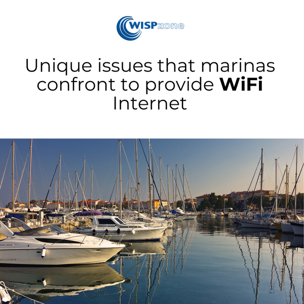 Unique issues that marinas confront to provide WiFi Internet