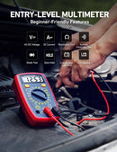 AstroAI Digital Multimeter Tester 2000 Counts with DC AC Voltmeter and Ohm Volt Amp Meter; Measures Voltage, Current, Resistance, Continuity and Diode