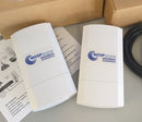 CPE120 low-cost point-to-point wireless link - Two outdoor wireless products with directional antennas are pre-configured for a 2.4GHz WiFi link