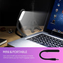USB LED Light Lamp for Power Bank, Portable Eye Care Mini Night Light with Flexible Arm, USB Gooseneck Reading Lamps Book Light,Compatible for Desktop, Notebook Laptop