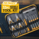 32-piece repair and opening tool kit with Hi-Spec branding on a grid background