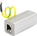 RJ45 Ethernet network surge protector for outdoor wireless access point to protect indoor equipment.