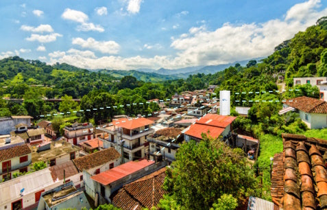 A rural community using the STAR-2 kit with Guest Internet GIS-R2 and WAP-1 wireless access point.