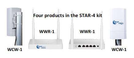 Four products in the STAR-4 Kit: 2 WCW-1 and 2 WWR-1