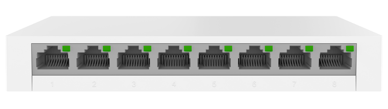SW-08G - Ethernet switch, with 8 LAN ports 