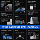 Product compatibility chart with various electronic devices and their specifications.