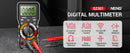 ANENG SZ301 digital multimeter shown on a dark background with red test leads attached. The multimeter has a black and gray body with a multi-colored dial and a digital LCD screen.