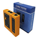 iMBAPrice - Orange cable tester with blue packaging on a white background