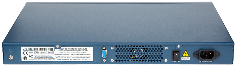 Guest Internet GIS-R20 Dual-WAN Secure Internet Hotspot Gateway - Speed 600Mb/s